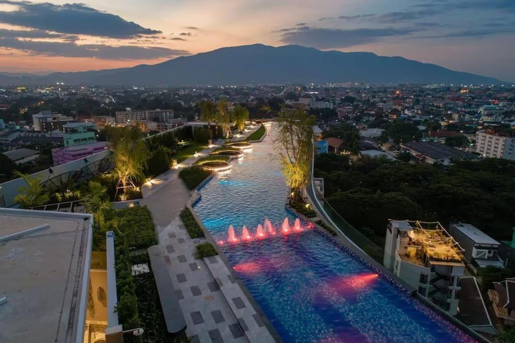 Astra Sky River无边泳池奢华温馨97㎡大三卧山景套房 Chiang Mai Exterior foto